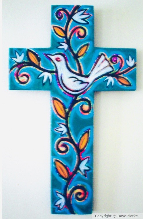 bird on cross