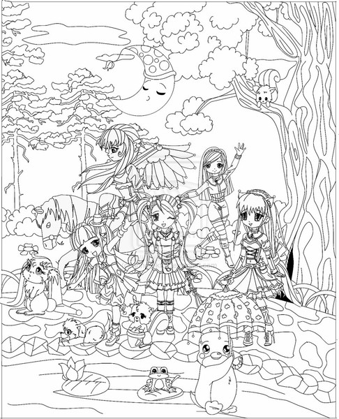 CDE coloring book by anna