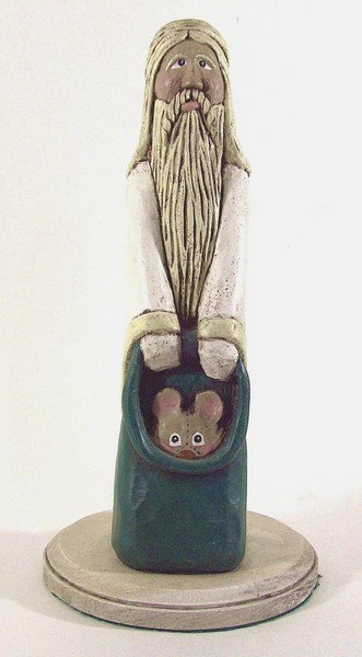 Santa With aTeddy Bear in a Bag