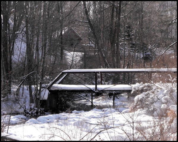 Snow Covered Bridge