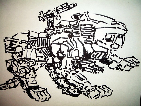 mechanoid sabre tooth tiger
