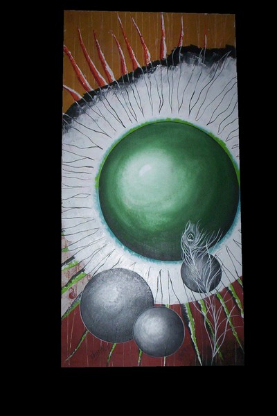Krishna in semi abstract
