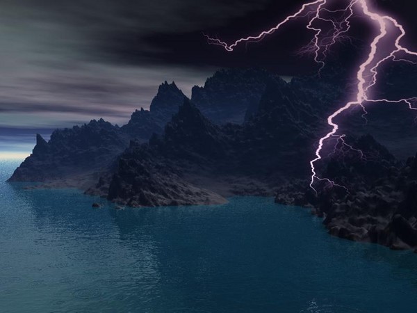 The thunder rolls, and the lightning strikes ...