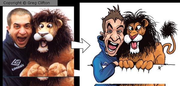 CaricaturePaul and KatoEX