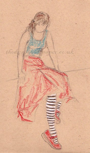 red shoes