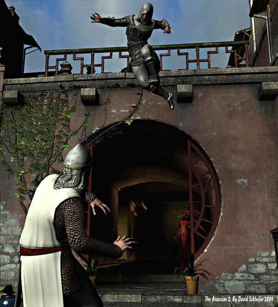 Do you see the two assassins ?