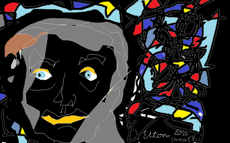 all lives matter--we all are created in the image of GOD (c) 2020 ELTON HOUCK  digital art