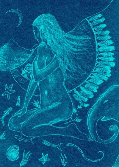 blue night