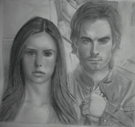 Elena and Damon