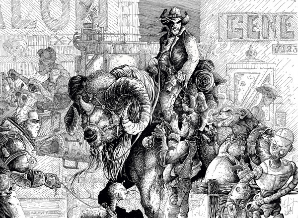 Cowboy Styx; A Man Comes To Town
