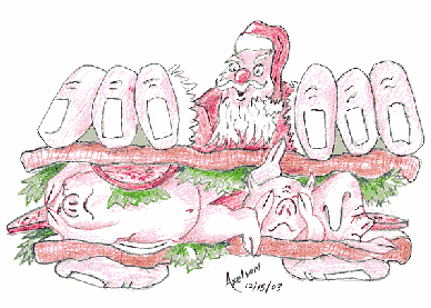 Santa Ate the 3 Little  Pigs