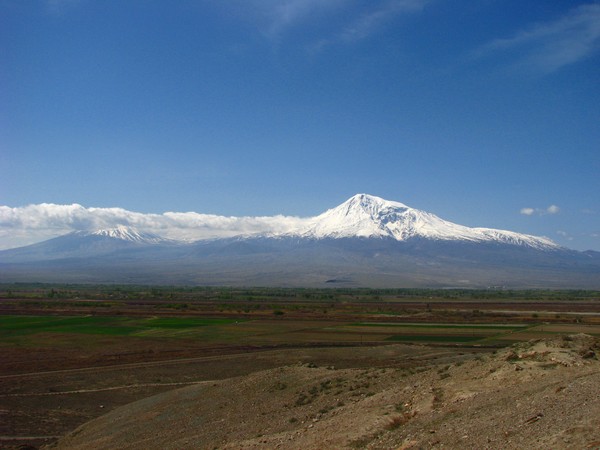 Mount Ararat, taken from Khor-Virap