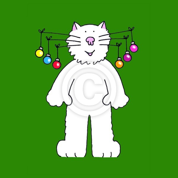 Cat at Christmas