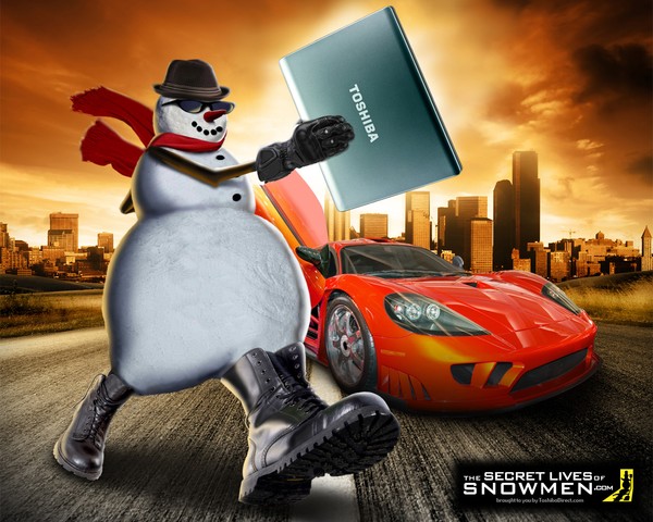 Secret Lives of Snowmen Speed Racer
