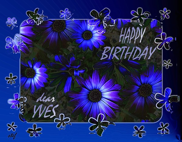 JOYEUX ANNIVERSAIRE, YVES