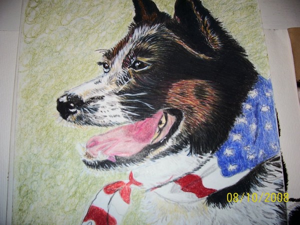 An early colored pencil