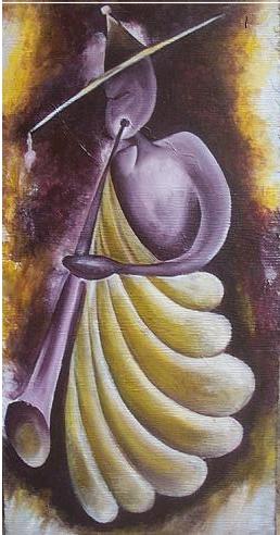 fulani  flute  player  