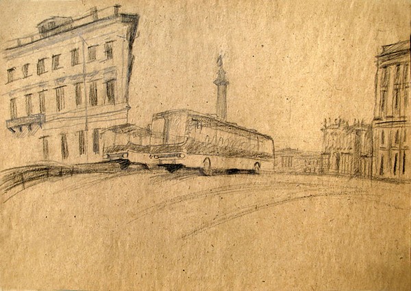 Leningrad. Palace Square. 1978