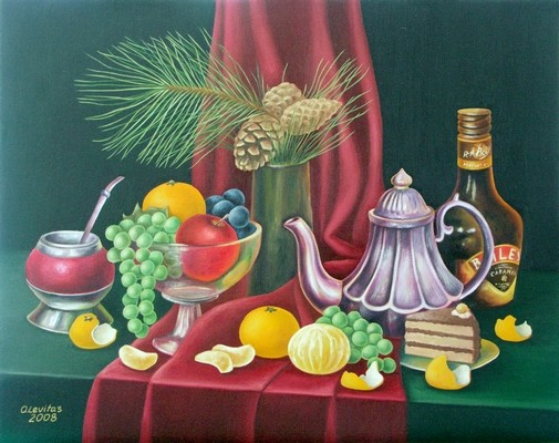 Still life with pinecone
