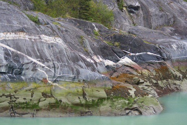 Beautiful Rock Formations along Tracy Arm