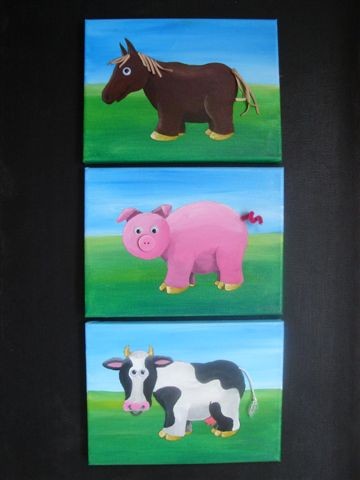 Funny farm animals