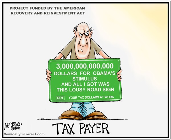 Obama Stimulus (Cartoon)