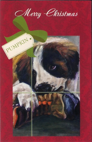 Pumpkin Christmas Card