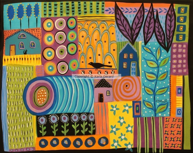 Patterned Abstract