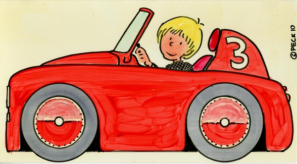 Benjamin in his 1934 toy Zarkoffritz-Klurdal V5