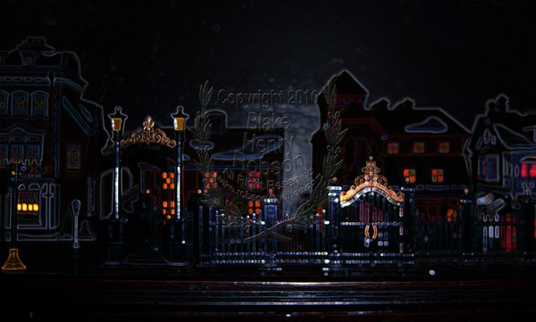 Department 56 Christmas Village Digital Art