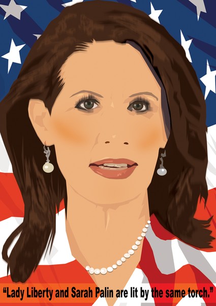 Michelle Bachmann by Daniel Morgenstern
