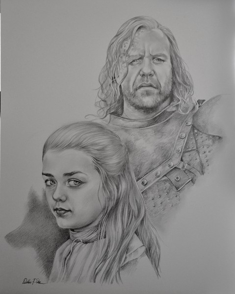 GoT Arya and The hound