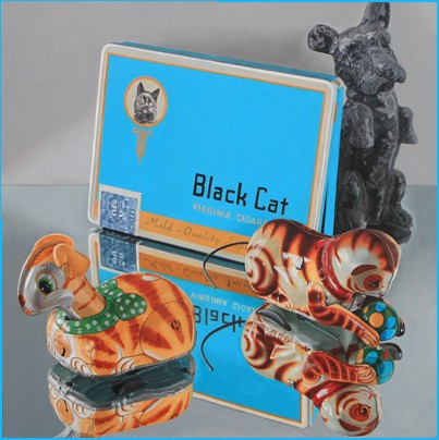Black Cat Vintage Toys by K Henderson