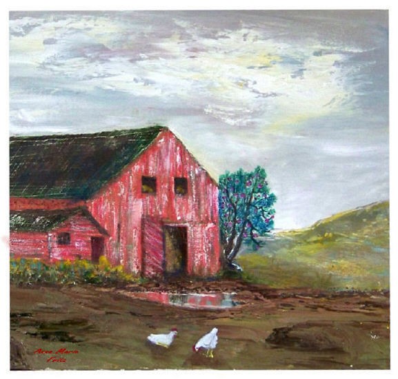 AFTER THE RAIN...Moline Barn