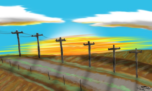 Sunset in the Country