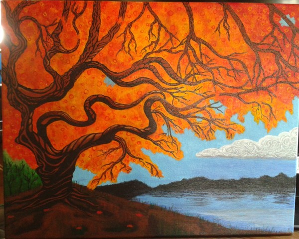 Fall Squiggle Tree