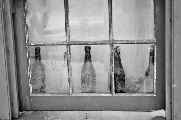 Bottles in Window