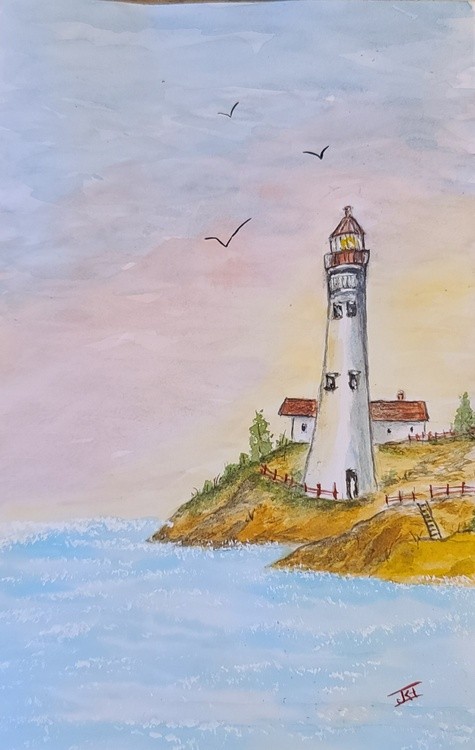 SUMMER DAY. WATERCOLOR