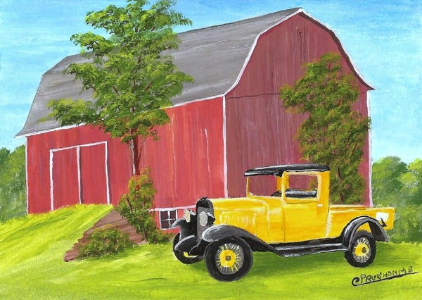 Yellow truck