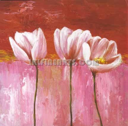 Modern flowers oil paintings