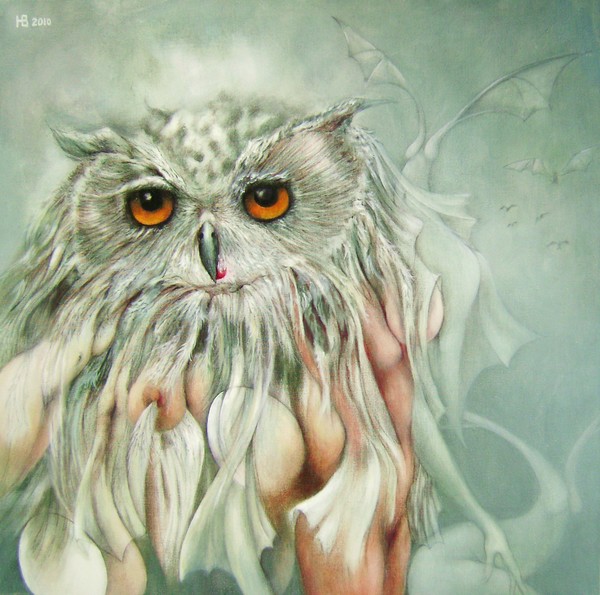 Sensual little owl