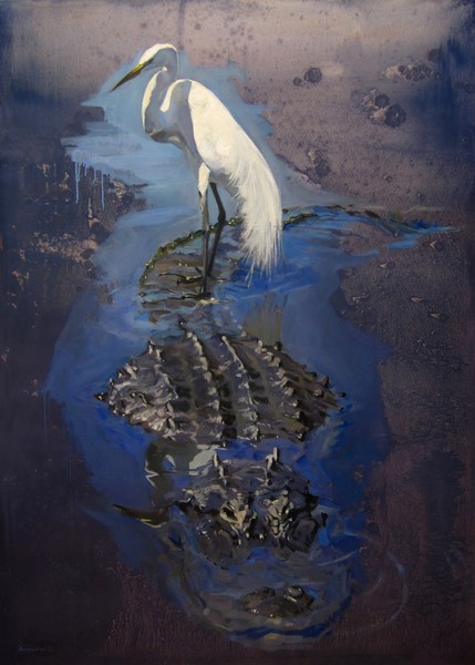 “Great egret”  