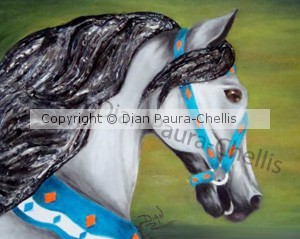 Carousel Horse-Storm Chaser