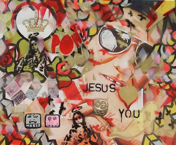 12 JESUS LOVES YOU 60CM X 80CM