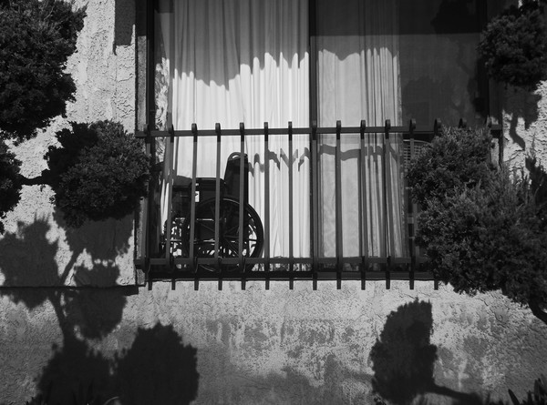 the wheelchair