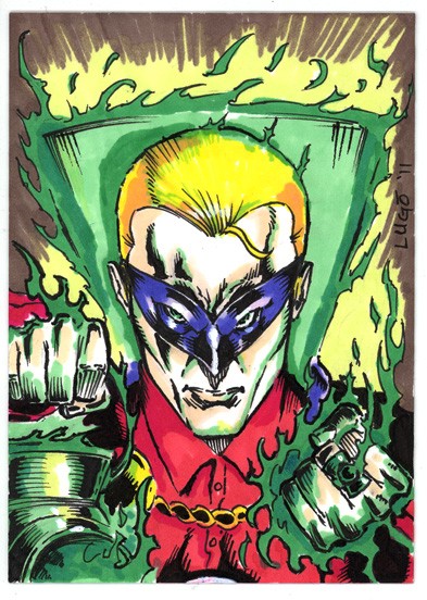 Golden Age Green Lantern Sketch Card