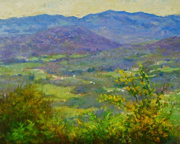 Blue Ridge mountains in September