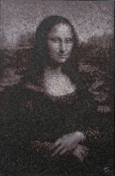 PixPaint - Mona Lisa in the mirror