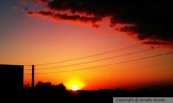 Suburb Sunset