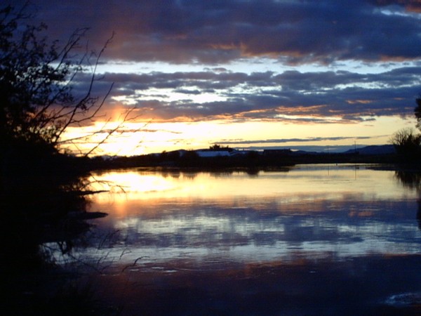 sunset fishin